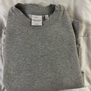 Aritzia Women's Crewneck Sweater in Classic Gray